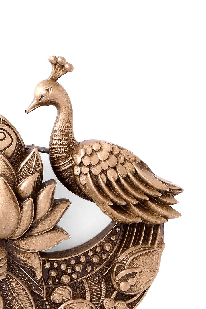 Antique Gold Finish Bird Of India Brooch by Cosa Nostraa at Pernia's Pop Up Shop