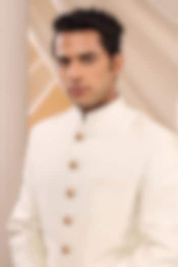 Antique Gold & Rouge Brass Buttons (Set Of 13) by Cosa Nostraa at Pernia's Pop Up Shop