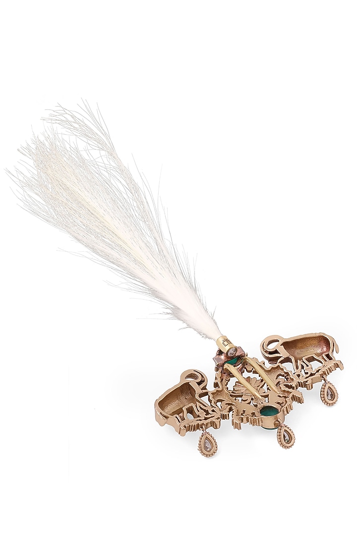 Gold Brass Elephant Kalangi by Cosa Nostraa at Pernia's Pop Up Shop