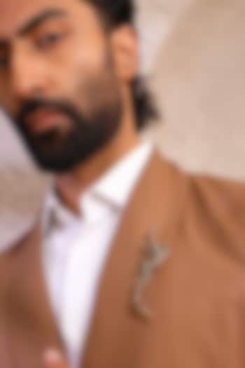 Antique Gold Brass Brooch by Cosa Nostraa at Pernia's Pop Up Shop