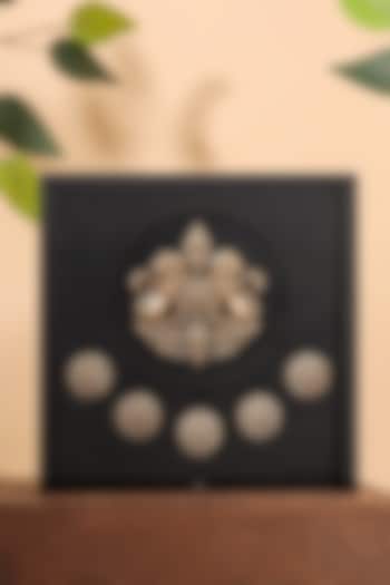 Oxidised Antique Gold Brass Brooch With Buttons by Cosa Nostraa at Pernia's Pop Up Shop