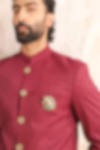 Oxidised Antique Gold Brass Brooch by Cosa Nostraa at Pernia's Pop Up Shop