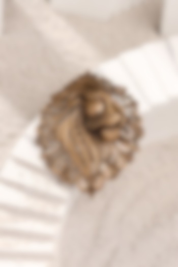 Antique Gold Magnificent Simba Brooch by Cosa Nostraa