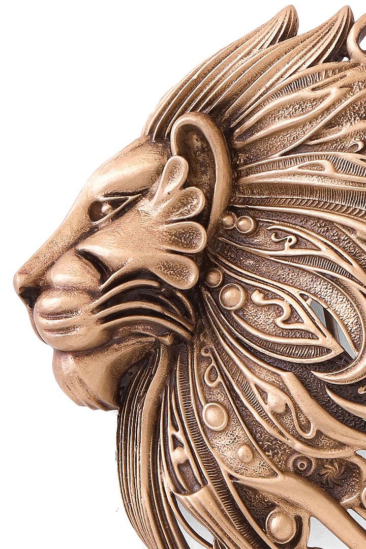 Antique Gold Superb Simba Brooch by Cosa Nostraa at Pernia's Pop Up Shop