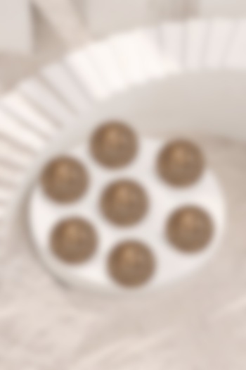 Antique Gold Might Of Lion Buttons (Set Of 7) by Cosa Nostraa at Pernia's Pop Up Shop