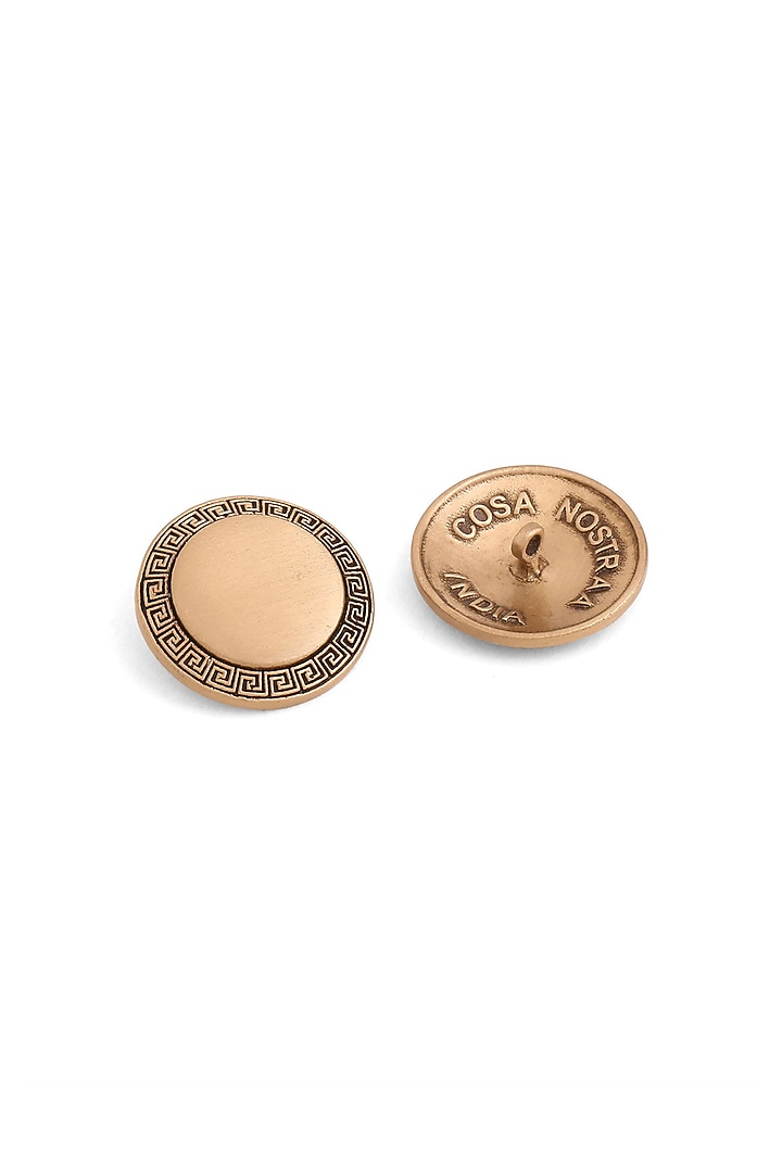 Antique Gold Swagger Buttons (Set Of 7) by Cosa Nostraa at Pernia's Pop Up Shop