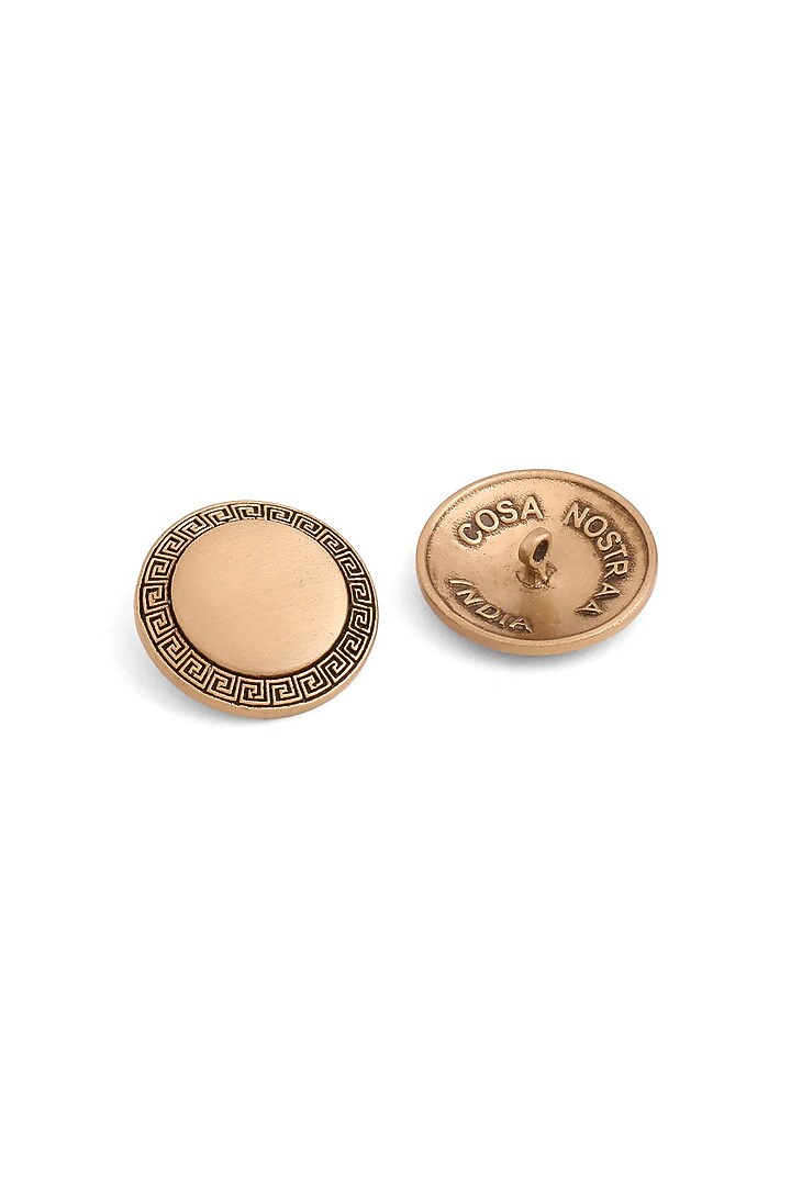 Antique Gold Swagger Buttons (Set Of 13) by Cosa Nostraa at Pernia's Pop Up Shop