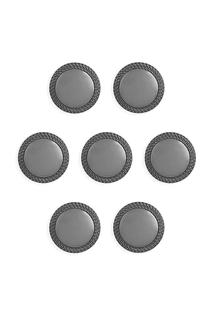 Antique Gold Embed Magic Buttons (Set Of 7) by Cosa Nostraa at Pernia's Pop Up Shop