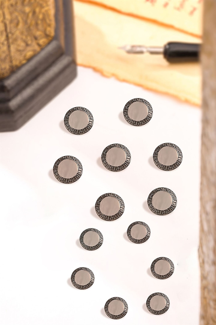 Antique Gold Rustic Buttons (Set Of 13) by Cosa Nostraa at Pernia's Pop Up Shop