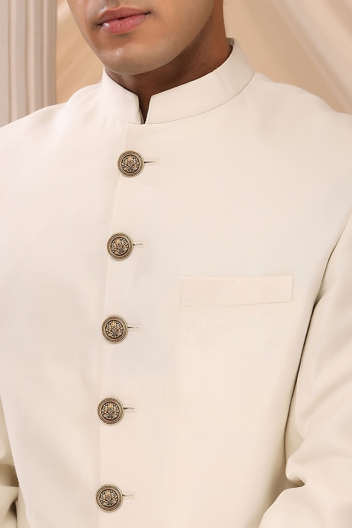 Antique Gold Coat Of Arm Buttons (Set Of 7) by Cosa Nostraa at Pernia's Pop Up Shop