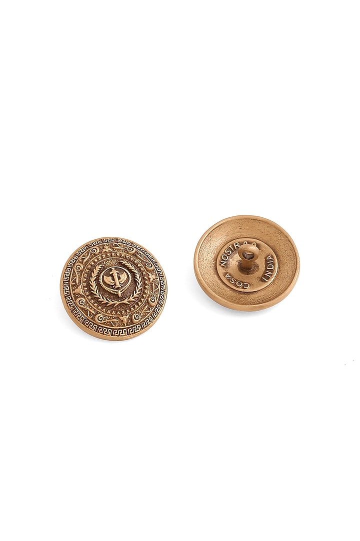 Antique Gold Historic Tale Buttons (Set Of 13) by Cosa Nostraa at Pernia's Pop Up Shop