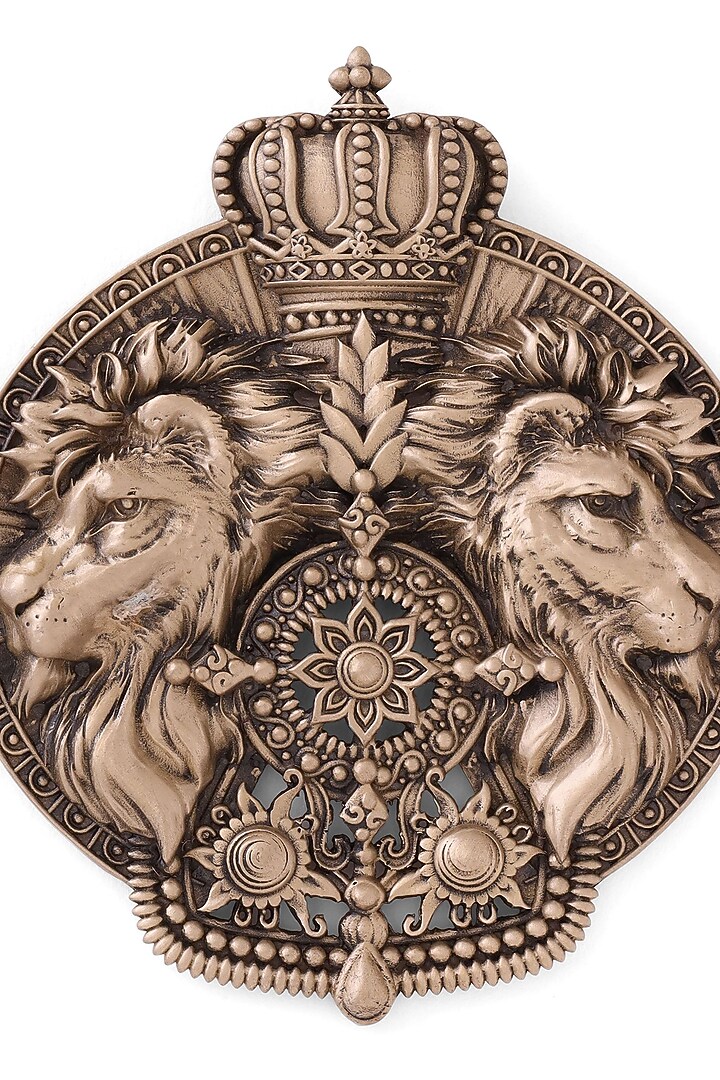 Antique Gold Splendid Simba Brooch by Cosa Nostraa at Pernia's Pop Up Shop