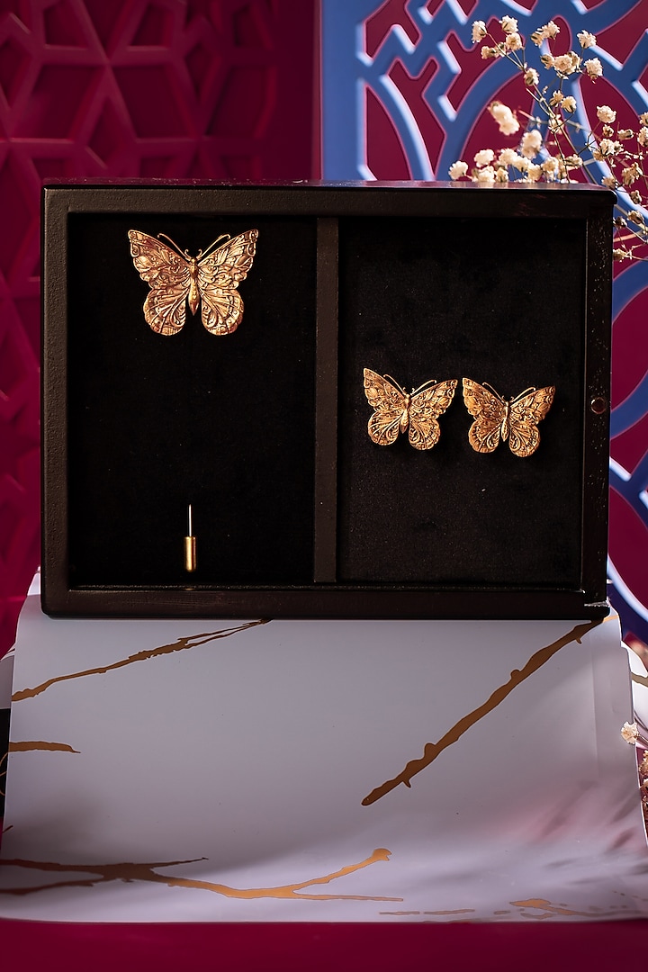 Antique Gold Fly High Gift Set by Cosa Nostraa