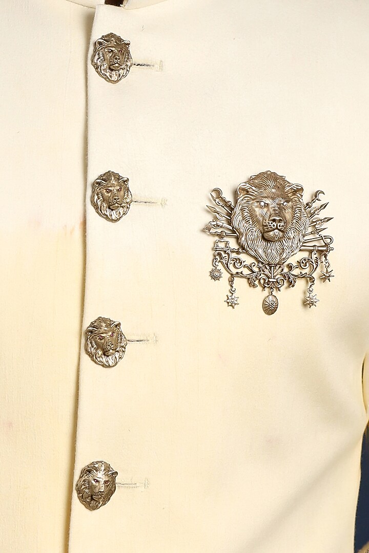 Antique Gold Finish Ottoman Brooch by Cosa Nostraa at Pernia's Pop Up Shop