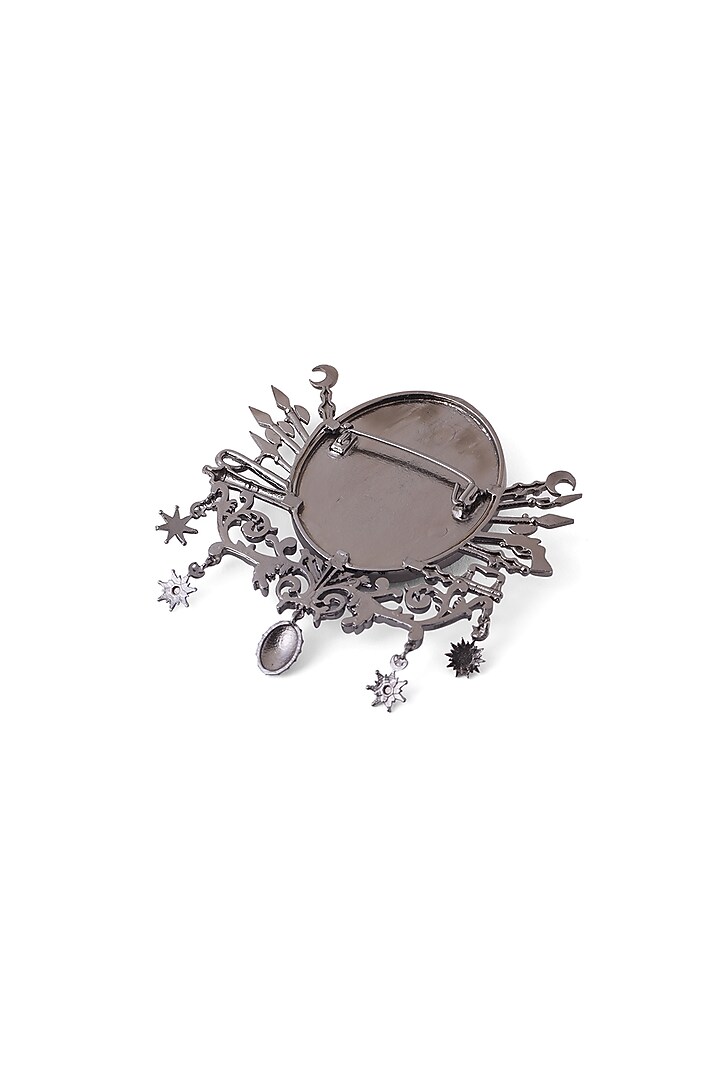 Antique Black Finish Warrior Prince Brooch by Cosa Nostraa at Pernia's Pop Up Shop