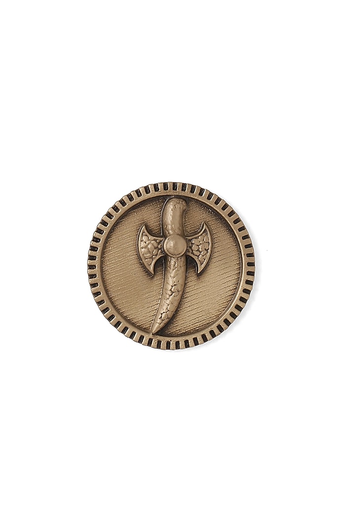 Antique Gold Daggers Face Buttons (Set of 7) by Cosa Nostraa at Pernia's Pop Up Shop