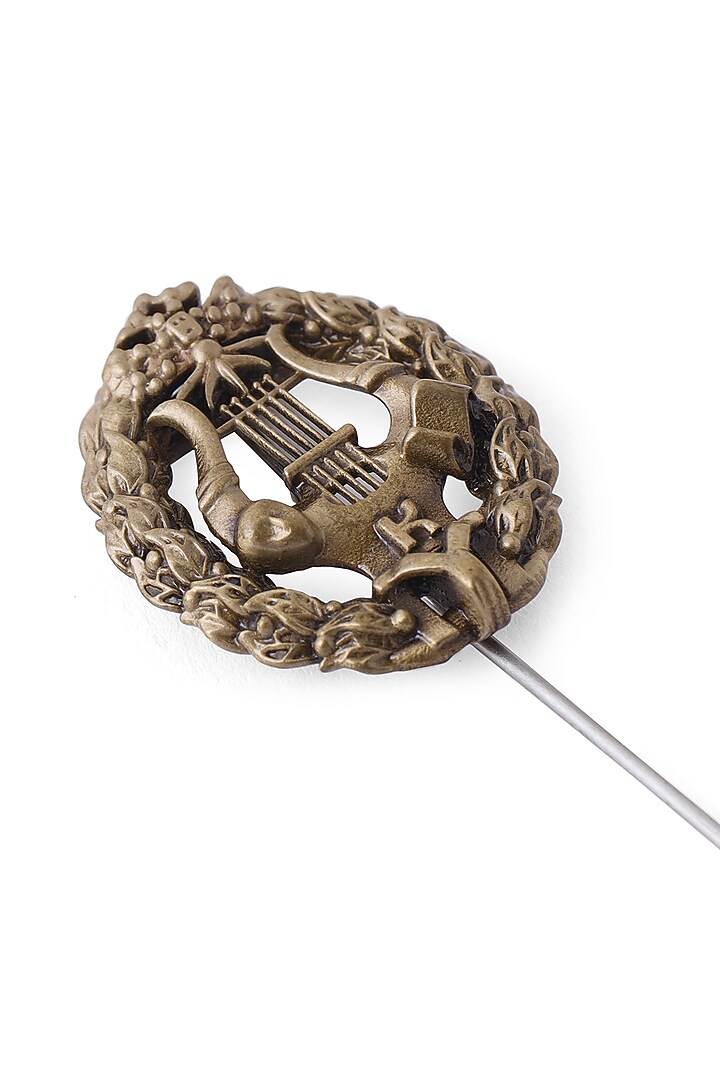 Antique Gold Russian Badge Lapel Pin by Cosa Nostraa at Pernia's Pop Up Shop