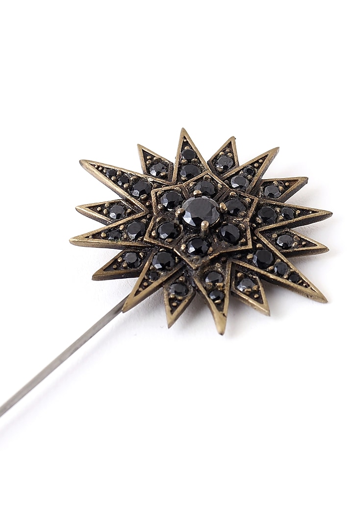 Antique Gold Starry Story Lapel Pin by Cosa Nostraa at Pernia's Pop Up Shop