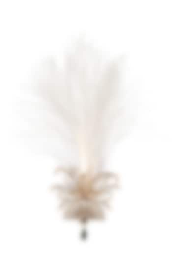 Antique Gold Glass Stone & Feather Kalangi by Cosa Nostraa