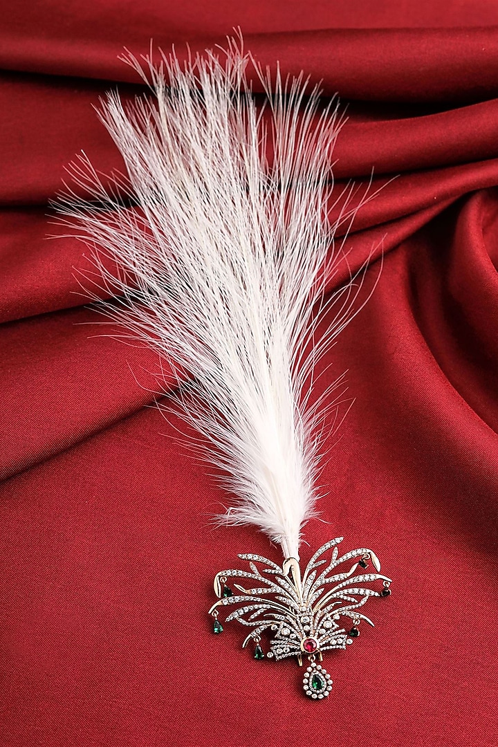 Antique Gold Feather Kalangi by Cosa Nostraa at Pernia's Pop Up Shop