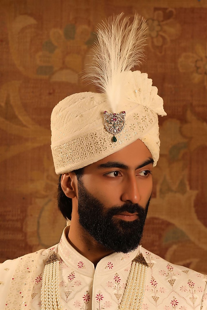 Antique Gold Feather Kalangi by Cosa Nostraa at Pernia's Pop Up Shop