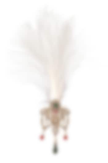 Antique Gold Handcrafted Feather Kalangi by Cosa Nostraa