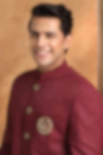 Antique Gold Rajputana Stag Brooch by Cosa Nostraa at Pernia's Pop Up Shop