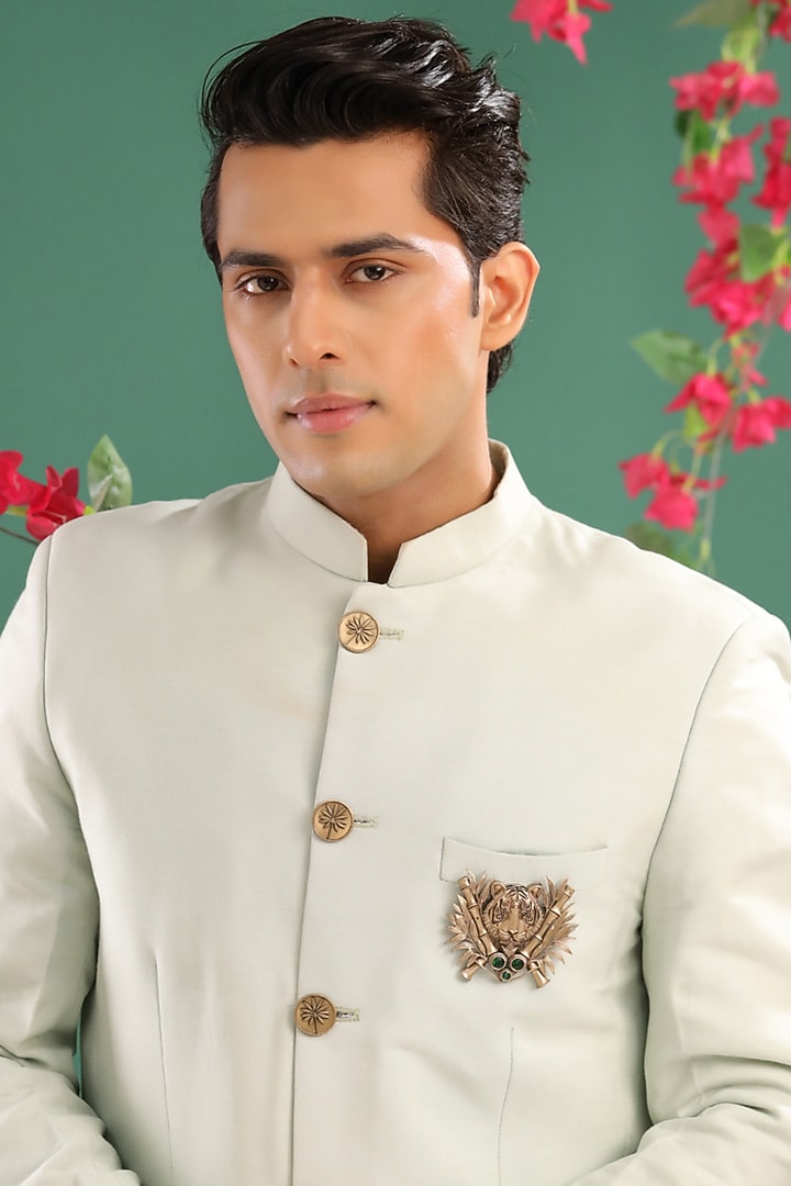 Antique Gold Royal Bengal Tiger Brooch by Cosa Nostraa at Pernia's Pop Up Shop