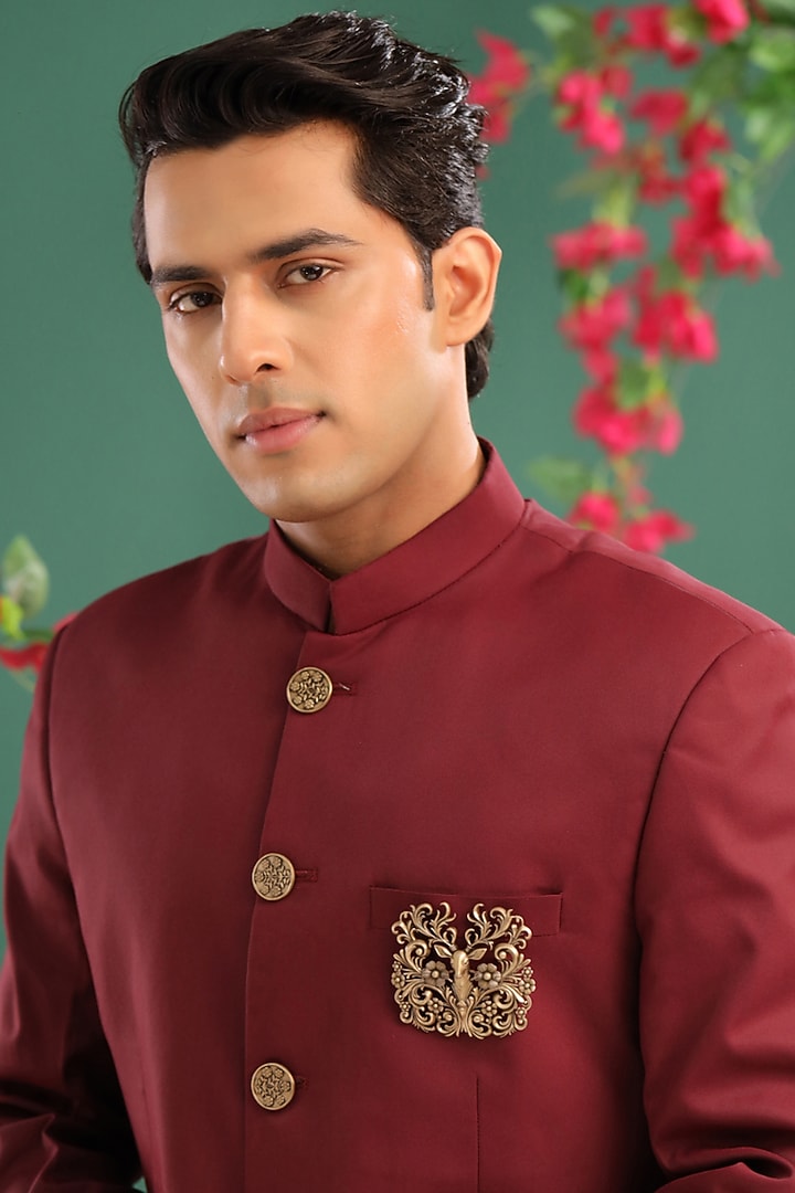 Antique Gold Antler Majesty Brooch by Cosa Nostraa at Pernia's Pop Up Shop