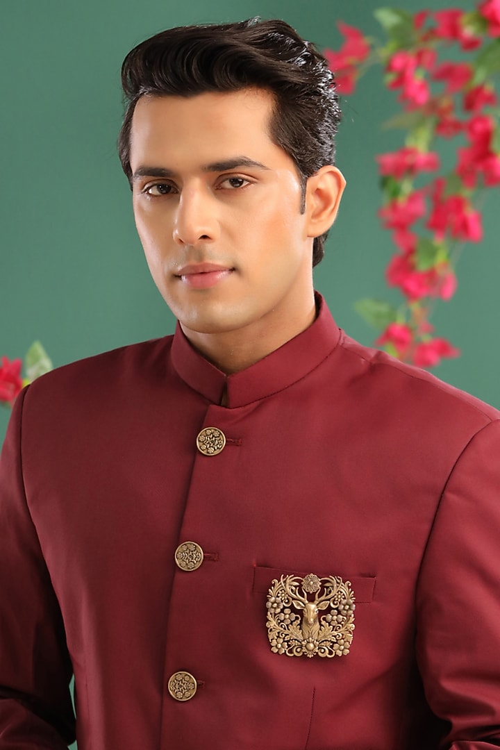 Antique Gold Crown Of The Wild Brooch by Cosa Nostraa at Pernia's Pop Up Shop