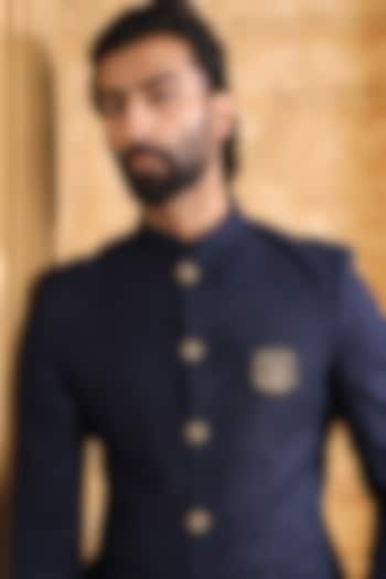 Antique Gold Green Stone Radha Krishna Leela Brooch by Cosa Nostraa at Pernia's Pop Up Shop