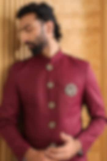 Antique Gold Ruby & Emerald Stone Divine Grace Brooch by Cosa Nostraa at Pernia's Pop Up Shop