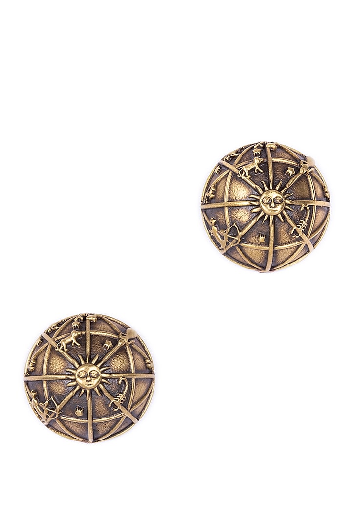 Antique Gold Greek God Brooch Set by Cosa Nostraa at Pernia's Pop Up Shop