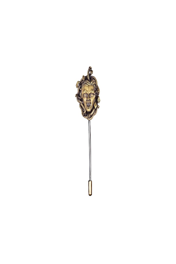 Antique Gold Greek God Brooch Set by Cosa Nostraa at Pernia's Pop Up Shop