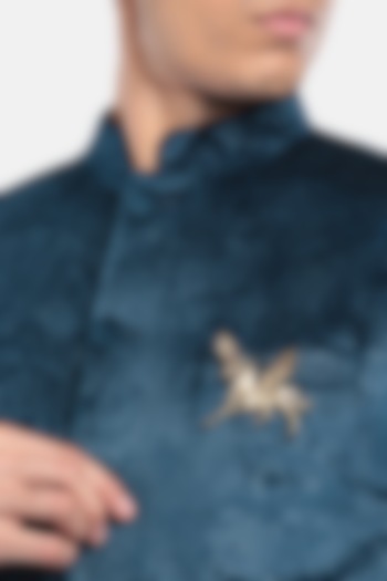 Antique Gold Brass Pegasus Horse Brooch by Cosa Nostraa at Pernia's Pop Up Shop