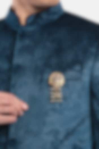 Antique Gold Handcrafted Ganesha Brooch by Cosa Nostraa at Pernia's Pop Up Shop