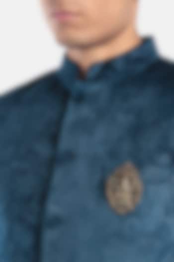 Antique Gold Handcrafted Ganpati Brooch by Cosa Nostraa at Pernia's Pop Up Shop