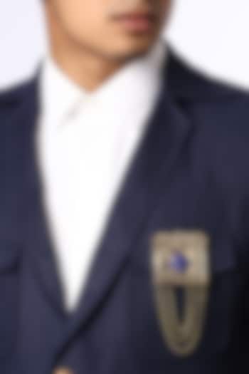 Antique Gold Clock-House Brooch by Cosa Nostraa at Pernia's Pop Up Shop