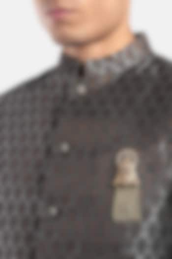 Antique Gold Lord Hanuman Brooch With Dangling Chains by Cosa Nostraa at Pernia's Pop Up Shop