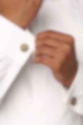 Antique Gold Sun Cufflinks by Cosa Nostraa at Pernia's Pop Up Shop