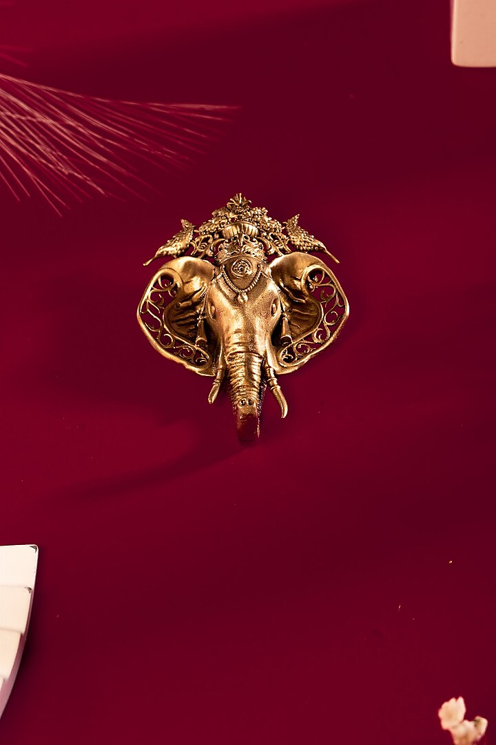 Antique Gold Finish Brooch by Cosa Nostraa