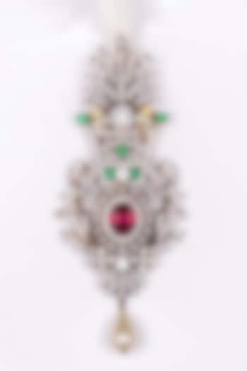 Antique Gold Finish Stone Handcrafted Kalangi by Cosa Nostraa at Pernia's Pop Up Shop