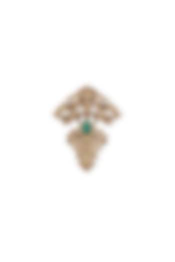 Antique Gold Brass Brooch by Cosa Nostraa