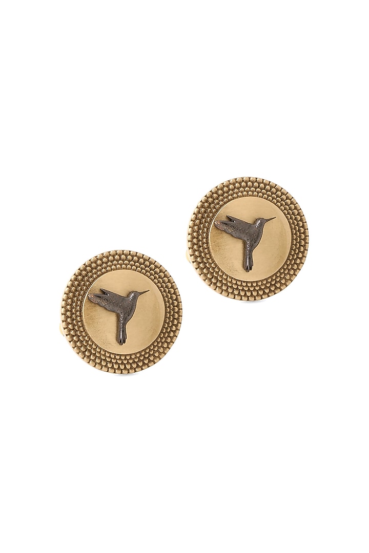 Antique Gold Brass flight Delight Harmony Cufflinks by Cosa Nostraa at Pernia's Pop Up Shop