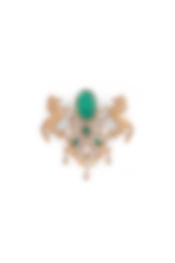 Gold Brass Horse Brooch by Cosa Nostraa at Pernia's Pop Up Shop