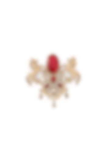 Gold Brass Horse Brooch by Cosa Nostraa at Pernia's Pop Up Shop