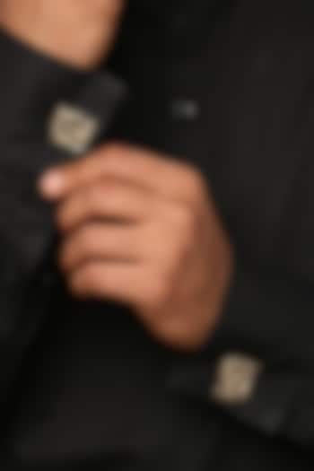 Antique Gold Brass Cufflinks by Cosa Nostraa at Pernia's Pop Up Shop