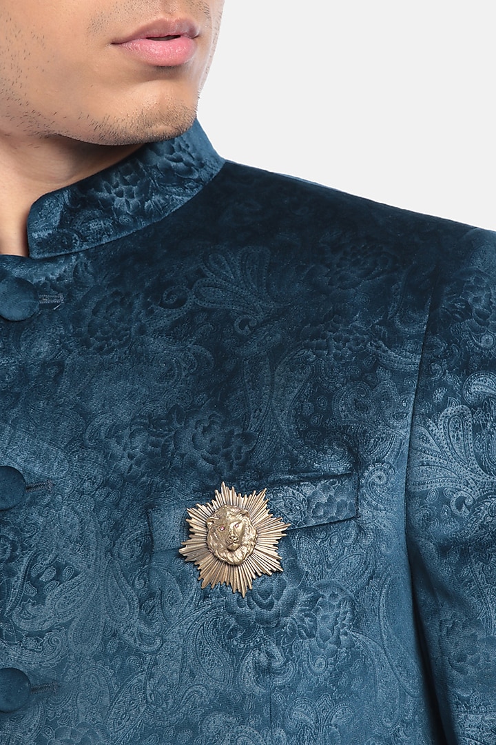 Antique Gold Uber Lion Cufflinks With Brooch by Cosa Nostraa at Pernia's Pop Up Shop