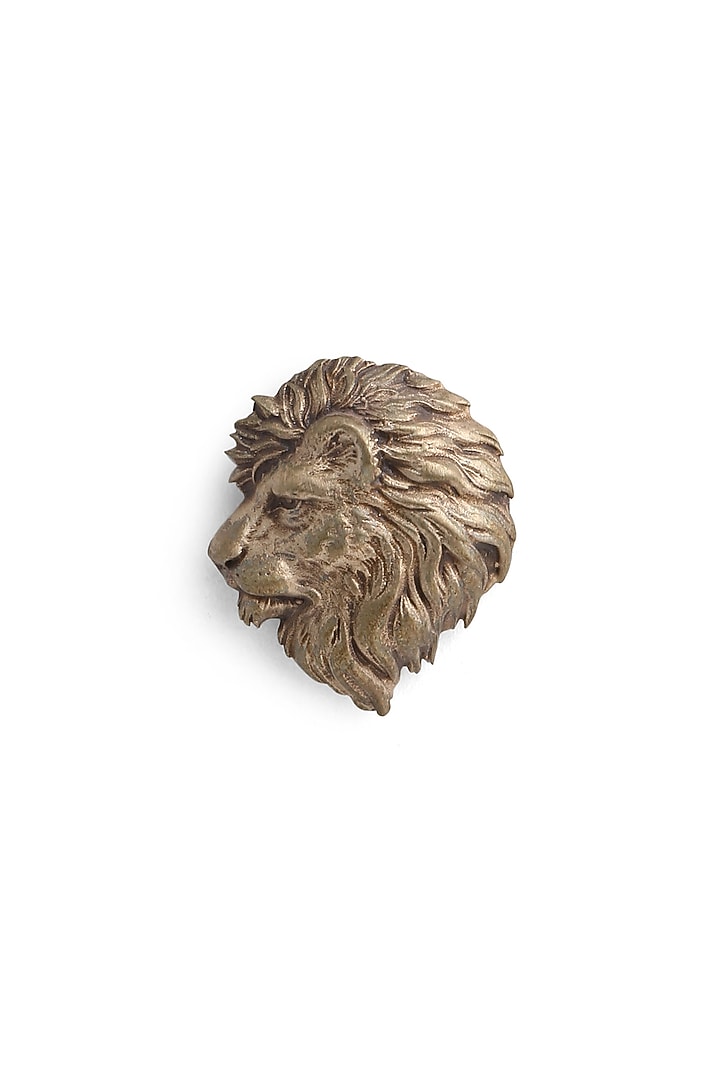 Antique Gold Leo Collar Tips by Cosa Nostraa at Pernia's Pop Up Shop