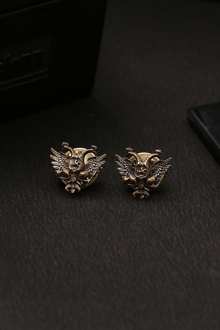 Antique Gold Rising Phoenix Collar Tips by Cosa Nostraa at Pernia's Pop Up Shop